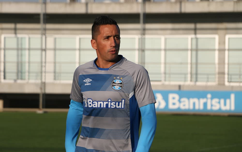 Em casa no Grêmio, Barrios anota 75 dos gols na Arena e se arrepia com torcida
