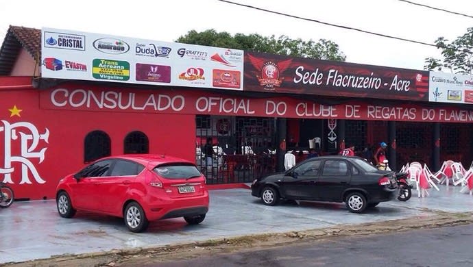 Torcida oficial do Flamengo inaugura sede recreativa, em Cruzeiro do Sul