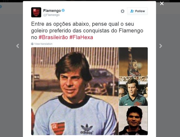 Sem Bruno, Fla pergunta qual melhor goleiro campeão, e internautas cornetam