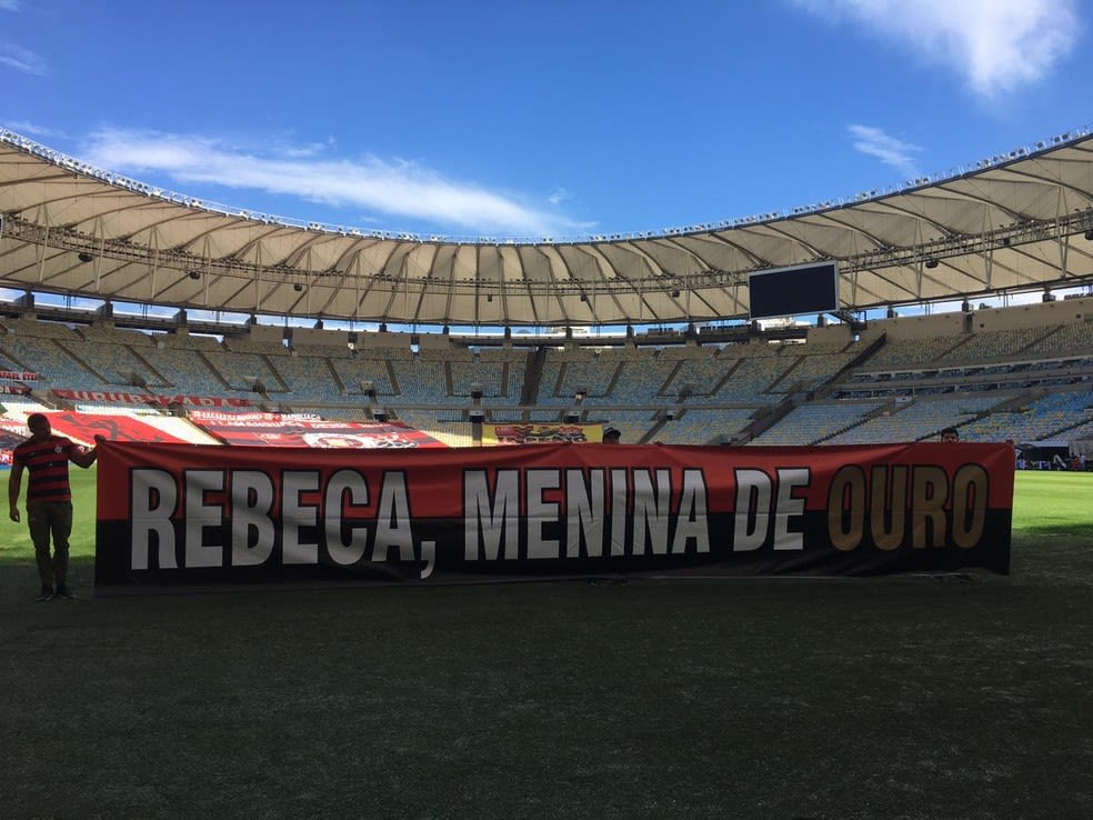 Torcida do Flamengo prepara homenagem para seus campeões olímpicos: Ouro patamar!