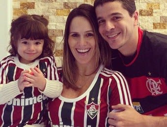 Grávida, Fernanda Pontes prevê duelo Fla-Flu por filho: Já comprei camisa