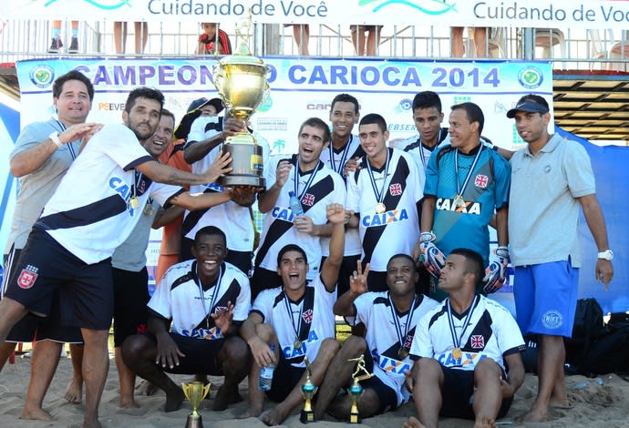 Invicto, Vasco bate Flamengo e leva título do Carioca de futebol de areia