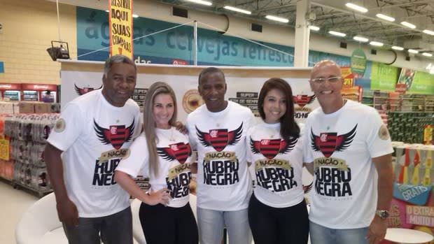 Ídolos do Fla, Andrade, Adílio e Julio César reúnem torcedores em Sergipe