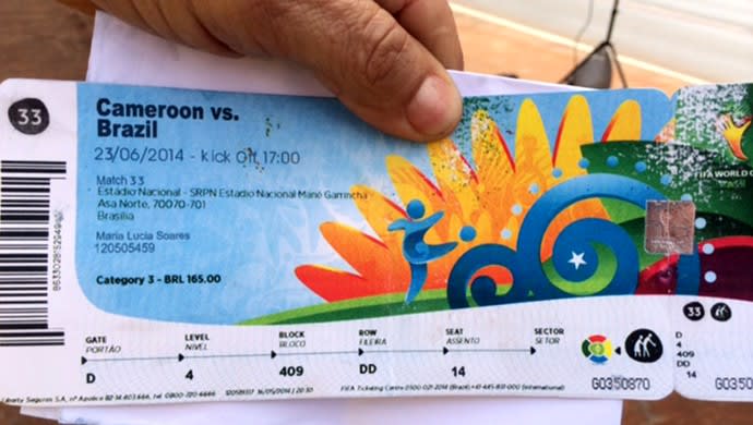 [COPA 2014]Torcedor compra ingresso falso e diz ter pago R$ 1.000 a cambista: Perdi