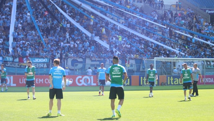 Técnico mantém mistério para Gre-Nal em treino  na Arena