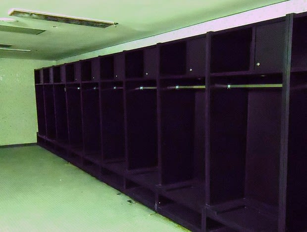 Maracanã: quase prontos, vestiários já têm armários para os jogadores