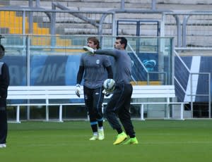 O goleiro do Grêmio no Maracanã