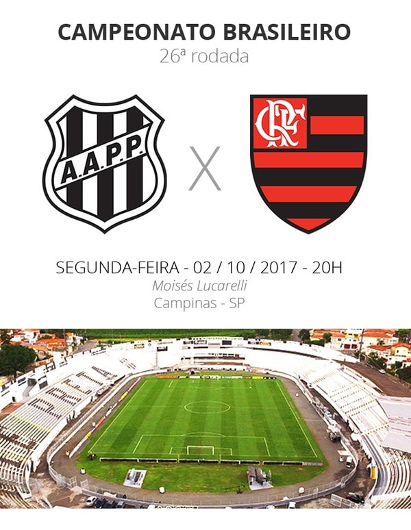 Rodada 26: tudo o que você precisa saber sobre Ponte Preta x Flamengo