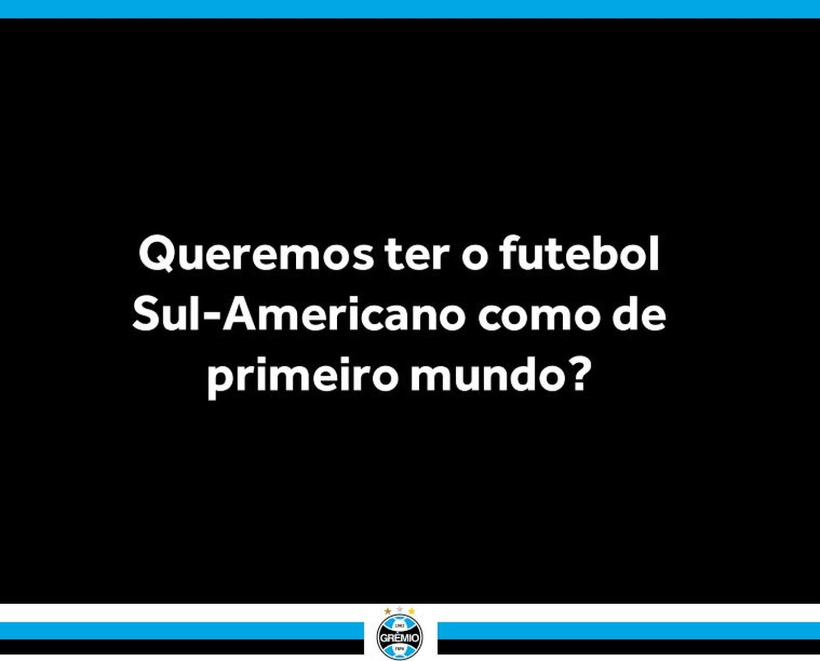 Afronta, deboche e credibilidade da Conmebol: o que o Grêmio alegou em audiência