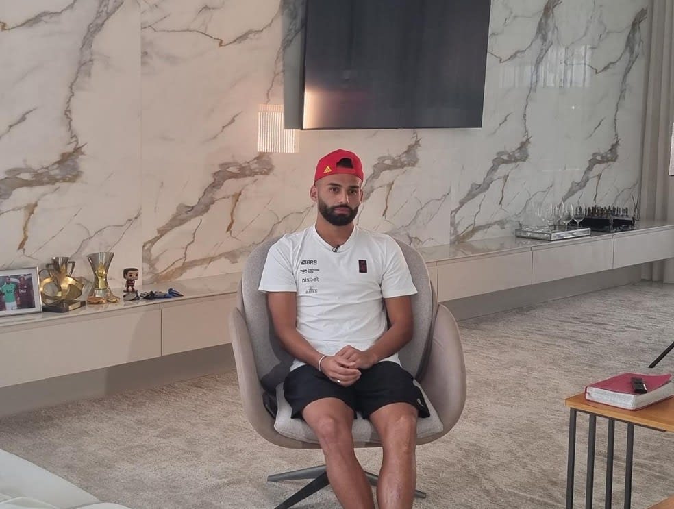 Thiago Maia monta anexo do Ninho em casa e revela conversa decisiva com Dorival no Flamengo