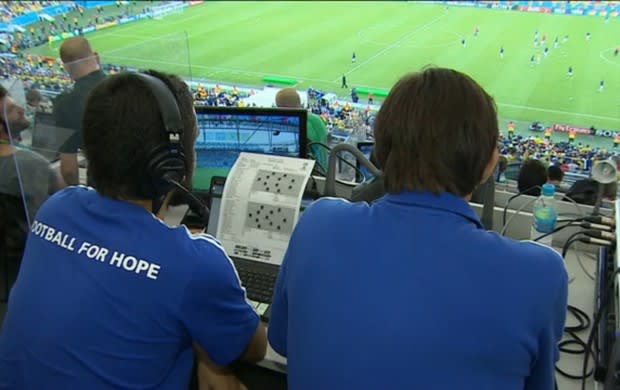 OFF- Locutores especializados narram jogos da Copa para deficientes visuais