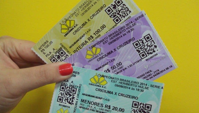 Criciúma vende ingressos para jogo contra o Cruzeiro a R$ 100