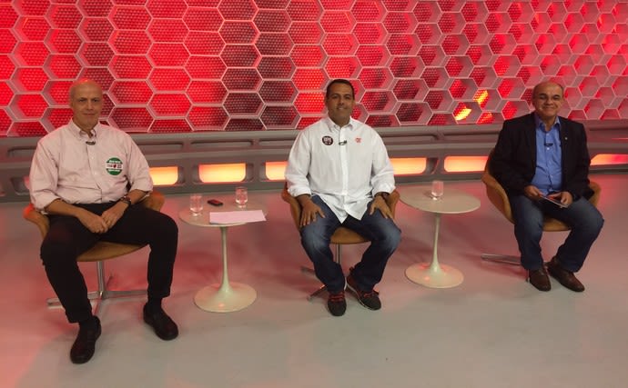 Sampaoli, arena, receitas... candidatos do Fla debatem no GloboEsporte.com