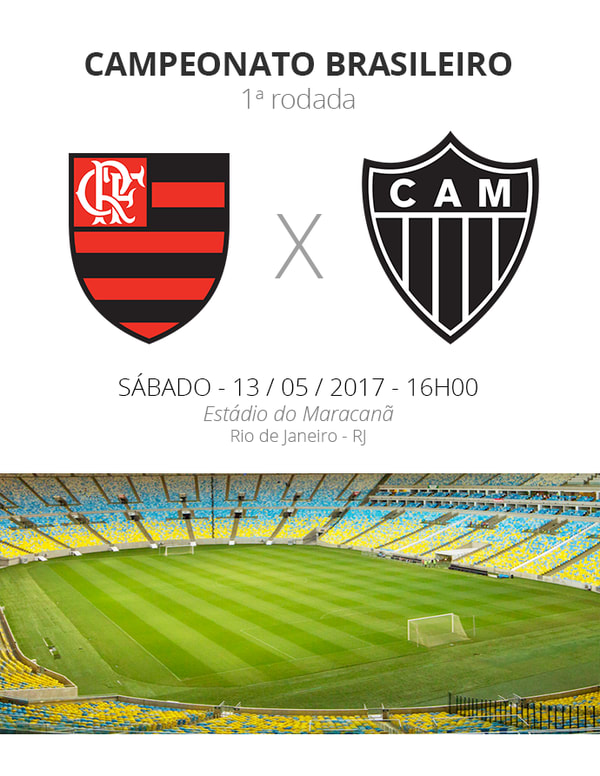 Rodada 1: Tudo o que você precisa saber sobre Flamengo x Atlético-MG