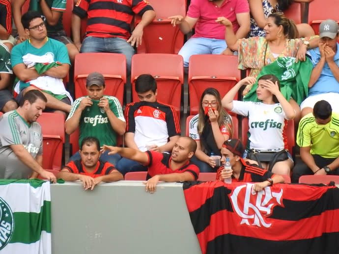 Flamengo e Palmeiras serão julgados na segunda-feira por briga em Brasília