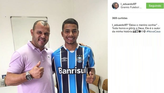 Vila Nova empresta meia-atacante Dudu para fase de testes no Grêmio