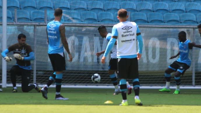 Grêmio ajusta finalizações e bola parada antes de amistoso na Arena