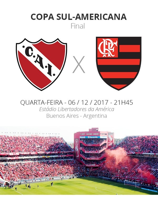 Final da Sul-Americana: tudo sobre o primeiro duelo entre Fla e Independiente