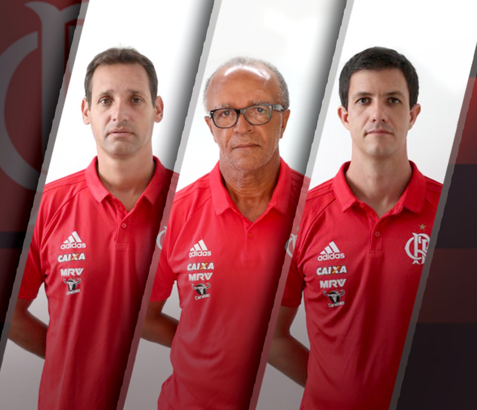 Os três mosqueteiros do Flamengo: estilo, idade e sotaques a serviço de Carpegiani