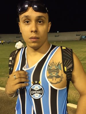 Paraibano, torcedor do Grêmio tem na pele a paixão pelo Tricolor Gaúcho