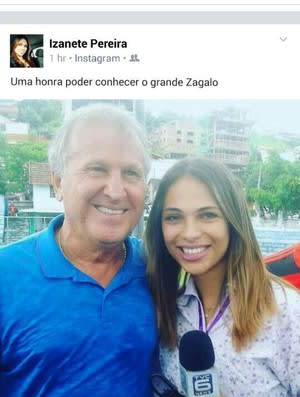 Moça comete gafe confundindo Zico com Zagallo e viraliza na web