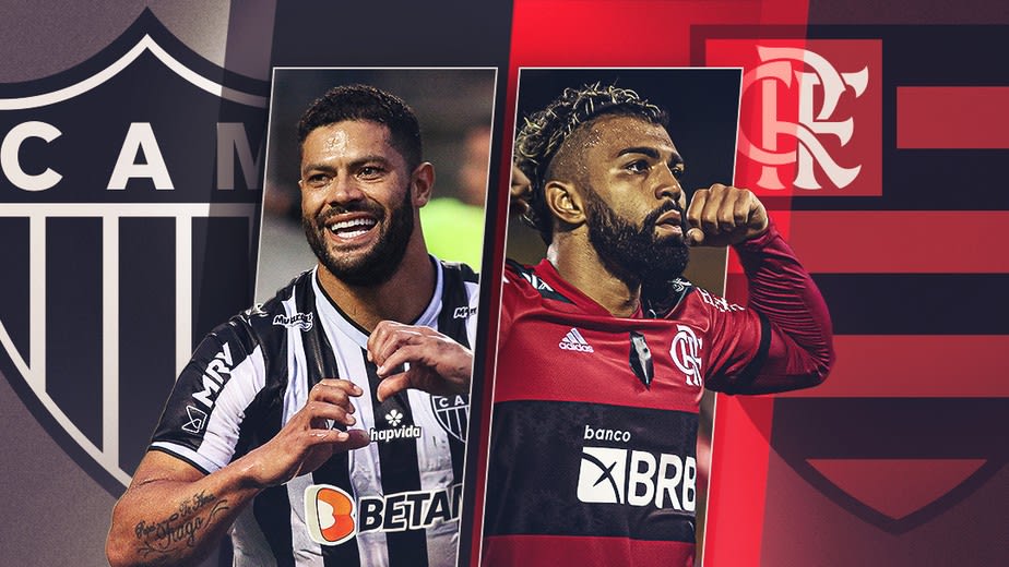 Hulk e Gabigol fazem duelo à parte em Atlético-MG x Flamengo