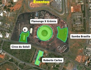 Eventos simultâneos afetam plano operacional para jogos em Brasília