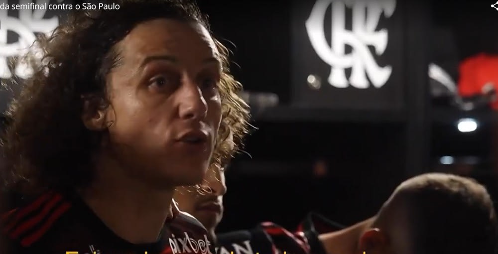 Veja o discurso de David Luiz antes da classificação do Flamengo: Pensaram que a gente estava morto