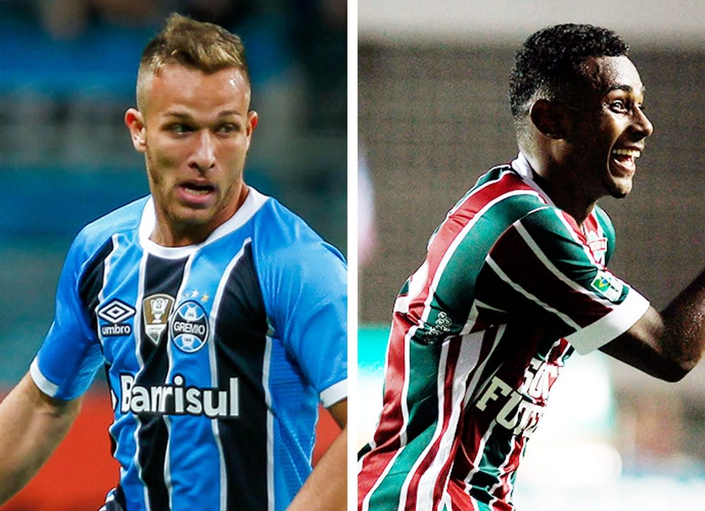 Arthur e Wendel, as joias tricolores que brilham no meio de Grêmio e Flu