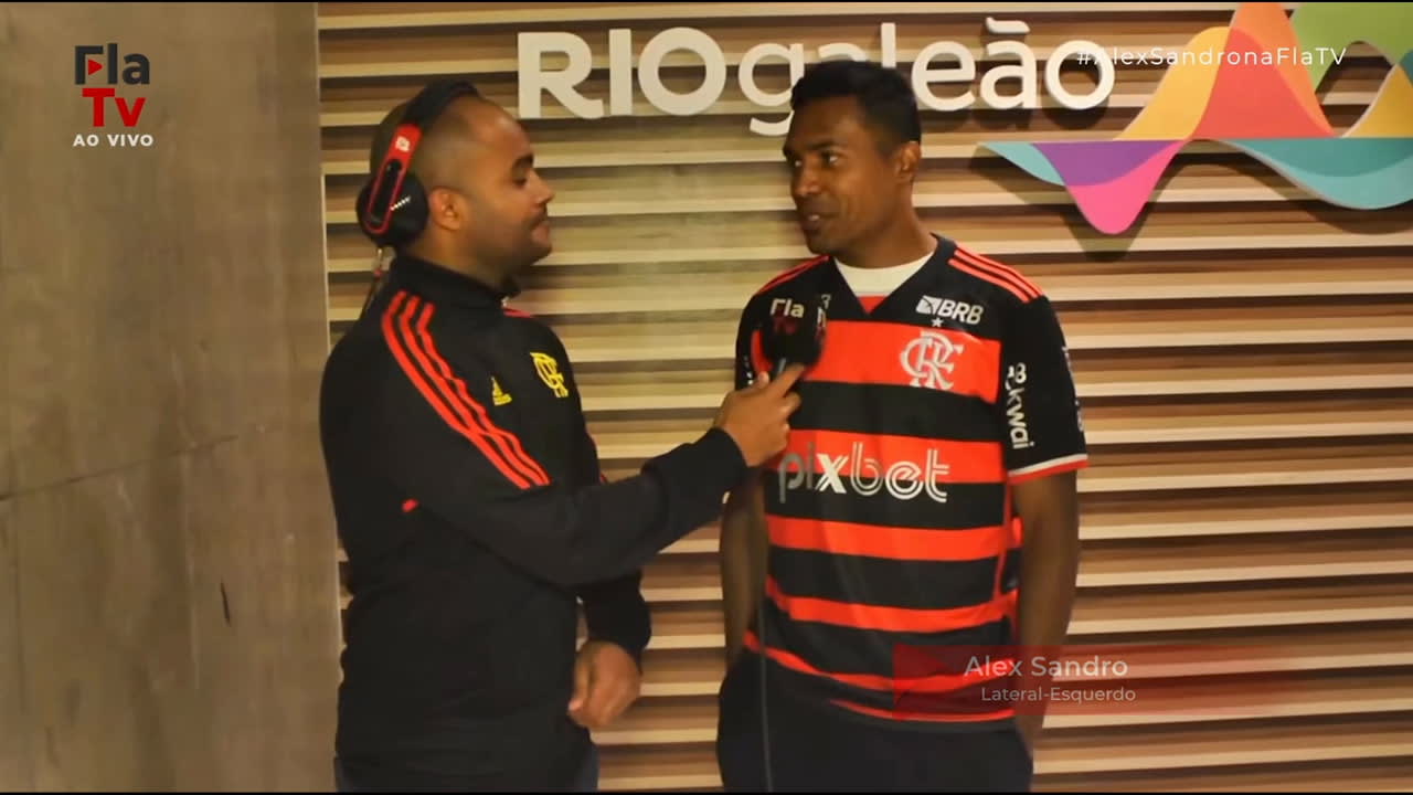 Novo reforço Alex Sandro demonstra entusiasmo com início no Flamengo