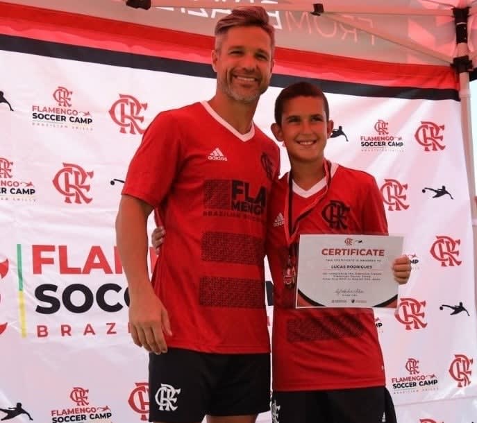 Diego Ribas encerra Flamengo Soccer Camp em Orlando com grande destaque.