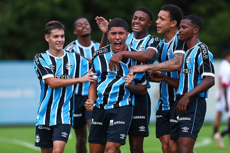 Grêmio mantém invencibilidade ao vencer São Paulo no Brasileirão sub-20