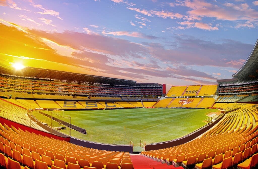 O São Paulo visita o Barcelona de Guayaquil nesta quinta-feira, às 21h (de Brasília), no Estádio Monumental Isidro Romero Carbo, no Equador, pela terceira rodada do Grupo B da Copa Libertadores.