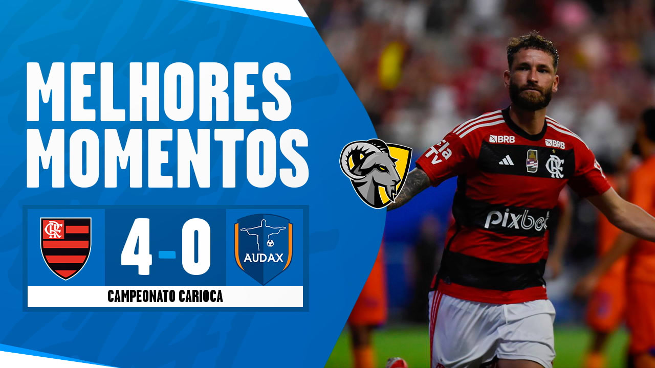 Melhores momentos: Flamengo 4 x 0 Audax no Campeonato Carioca