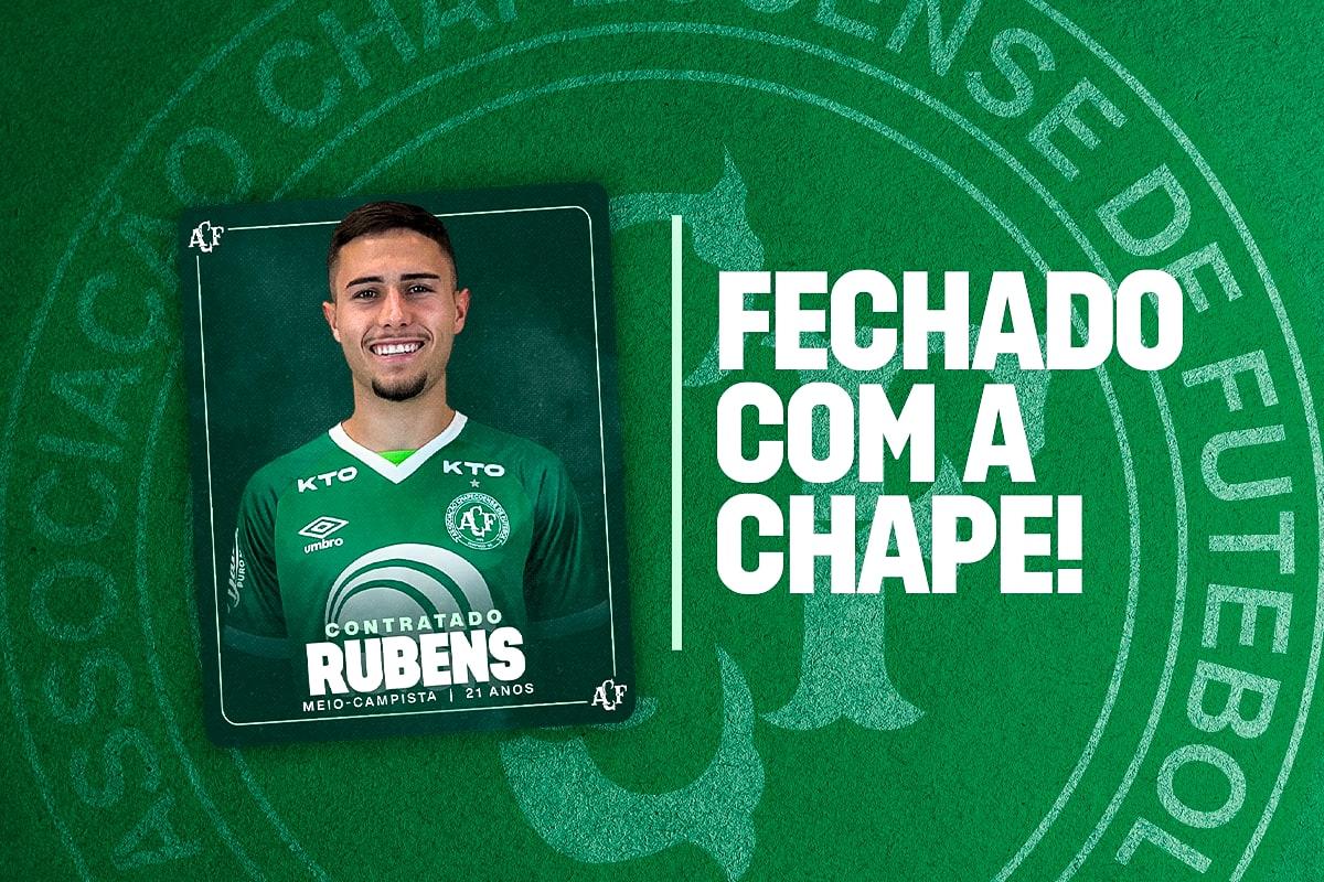 Chapecoense fecha empréstimo de Rubens, meio-campista do Grêmio.