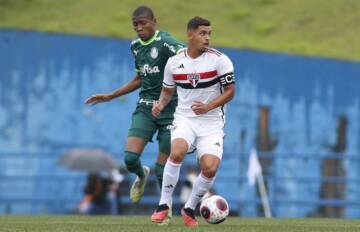 Palmeiras volta a vencer o Santos e vai à final do Paulista Sub-17, palmeiras