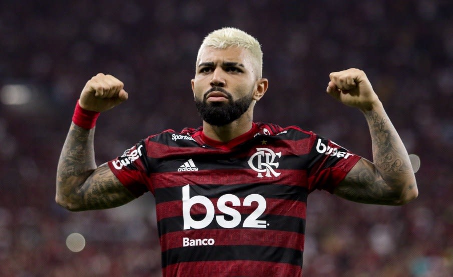 GOOOOOOOOOOOLLL!  Gabigol abre o placar para o Flamengo