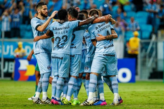 GOL DO GRÊMIO! 3 X 0, Alejandro Sánchez faz contra