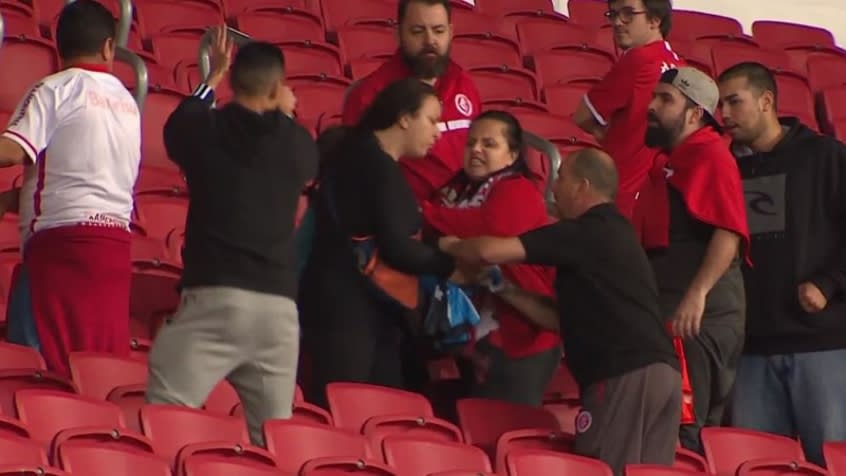 Em depoimento, torcedora nega agressões após o término do GreNal 421