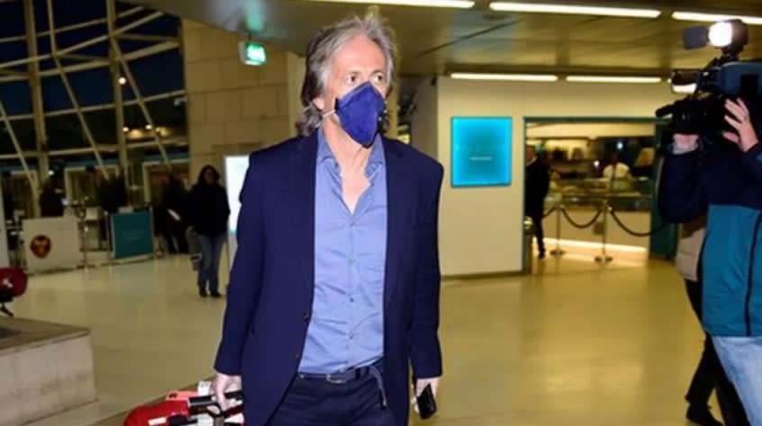 Jorge Jesus chega ao Rio para agilizar conversas com o Flamengo