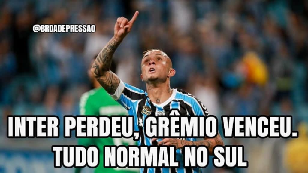 Veja a repercussão e os memes nas redes da vitória do Grêmio diante do Inter em Porto Alegre