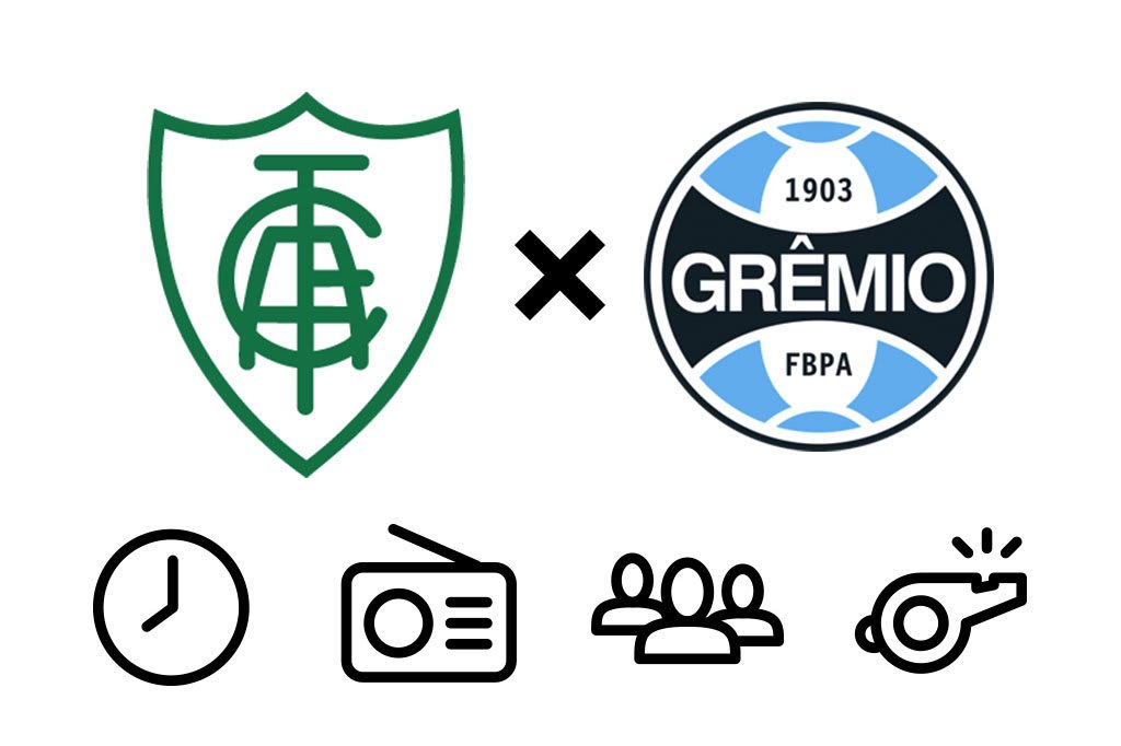 América-MG x Grêmio: tudo o que você precisa saber para acompanhar a partida