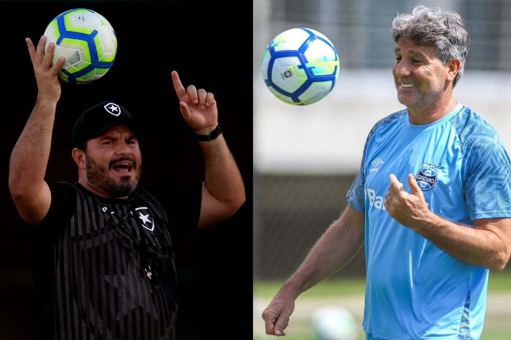 Botafogo x Grêmio põe frente a frente dois dos times que melhor cuidam da bola no Brasileirão