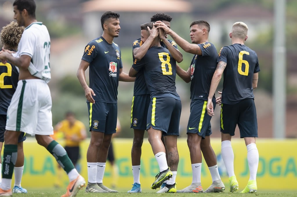 Com gol de falta de Matheus Henrique, Seleção Olímpica goleia Boavista