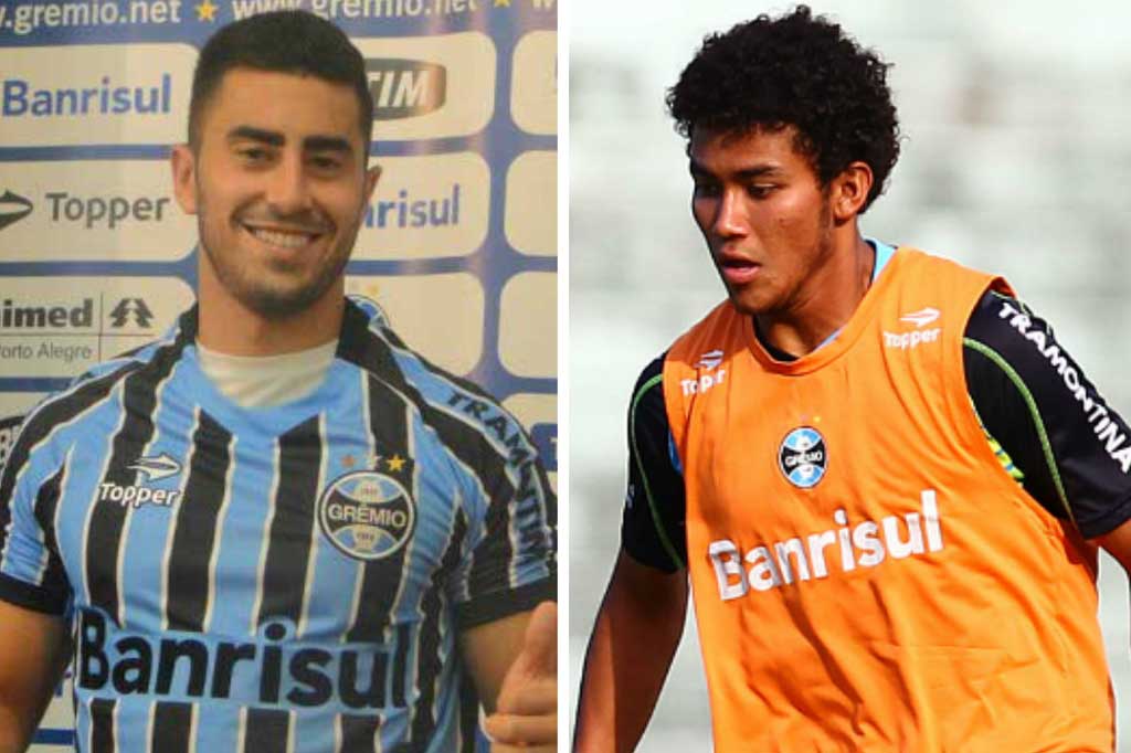 Jovens disputam a titularidade da lateral do Grêmio