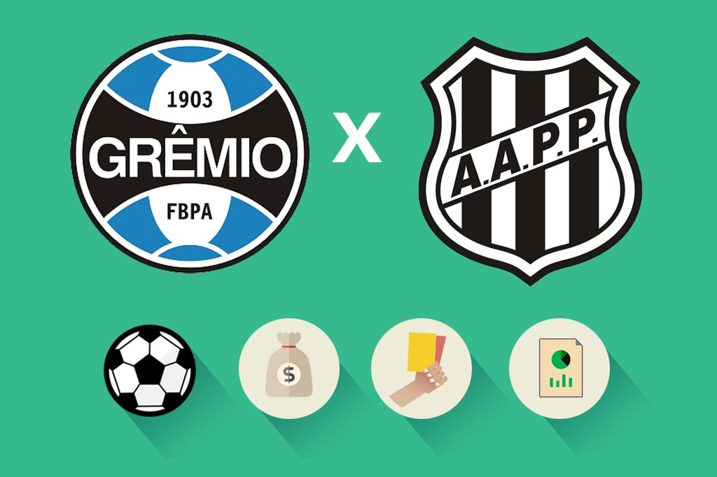 Grêmio x Ponte Preta: estatísticas, renda e público, como foi a partida