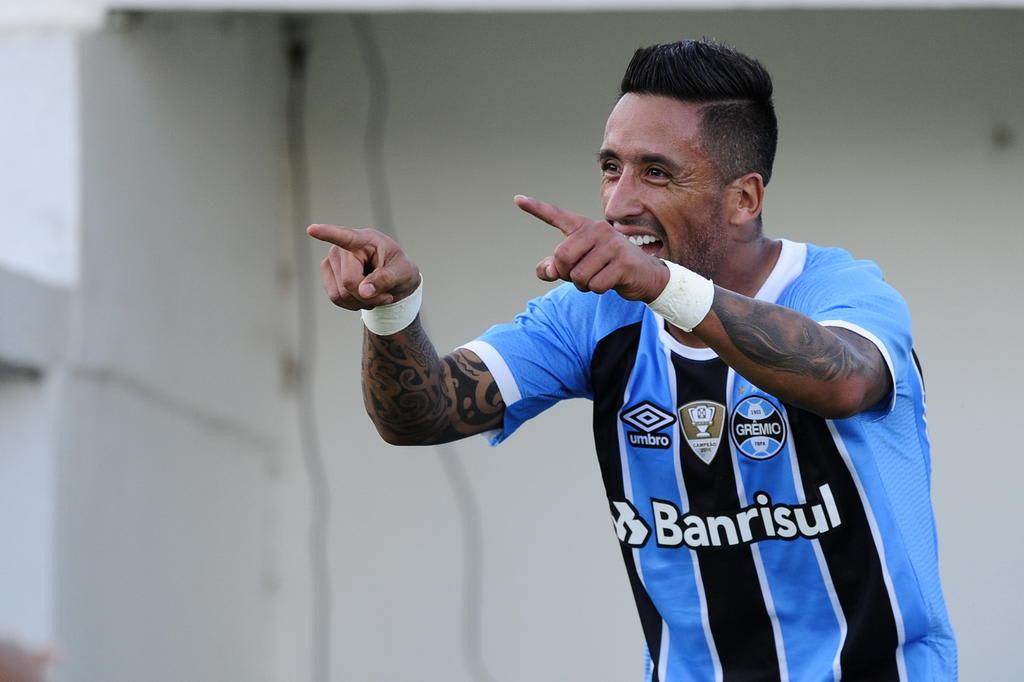 Novo titular, Barrios caminha para superar marca de Barcos no Grêmio