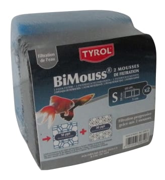Aquaprime - 2 mousses de filtration bimouss