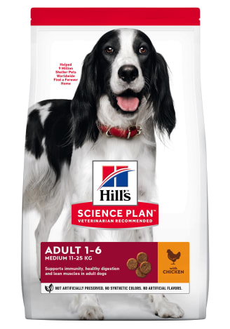 Hill's Pet Nut - Canine Adult Medium Poulet 12kg