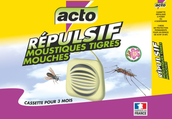 Acto - Acto - Cassette répulsif mouches-moustiques 20 g - Image 2